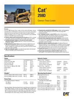 cat 259d3 hp|cat 259d3 spec sheet.